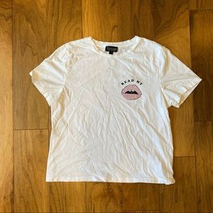 Topshop: “Read My 👄” Tee